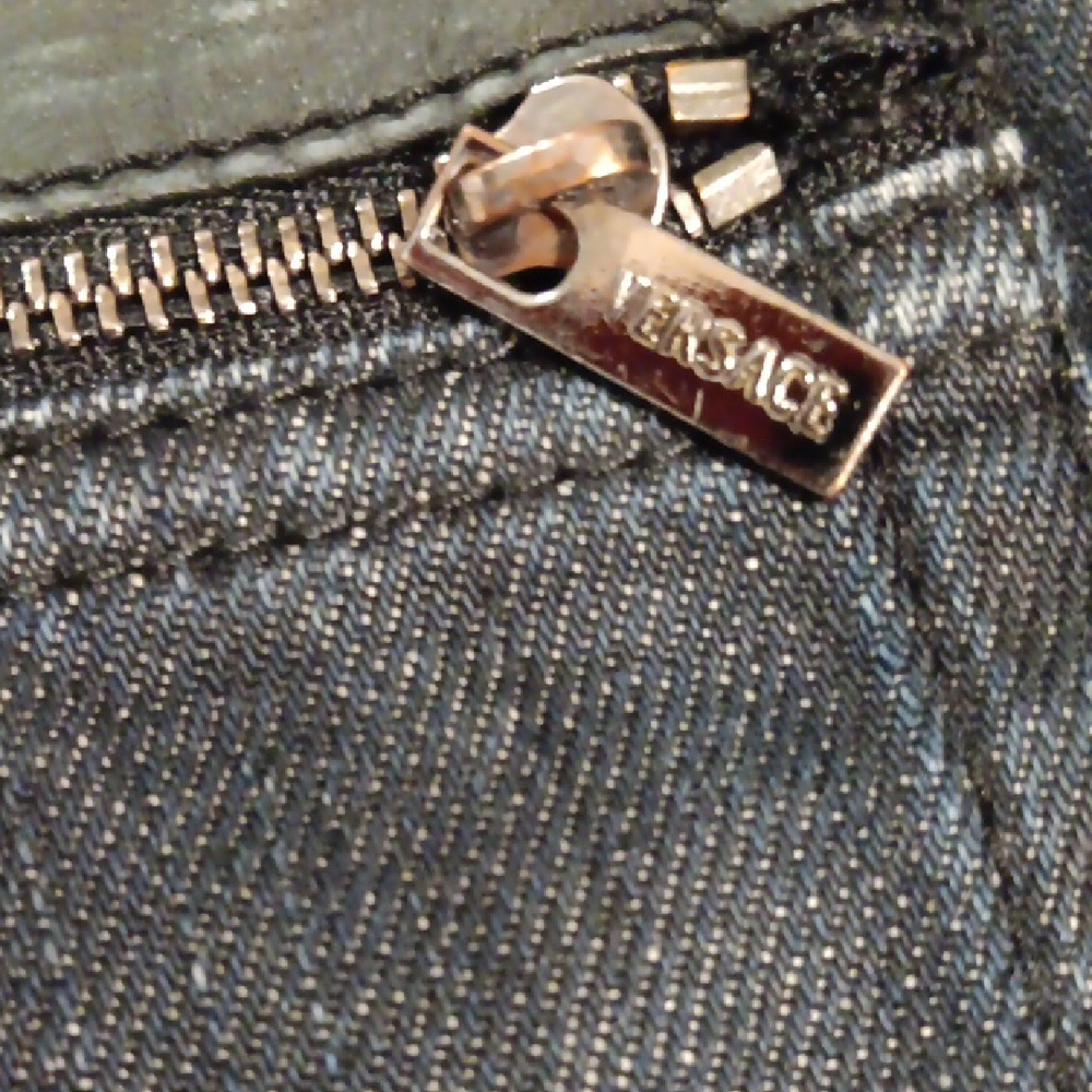 Versace Black Relaxed Jeans EUC - Picture 6 of 9